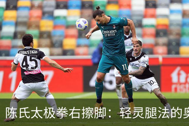 陈氏太极拳右擦脚：轻灵腿法的奥秘，上分下击，擦劲制敌